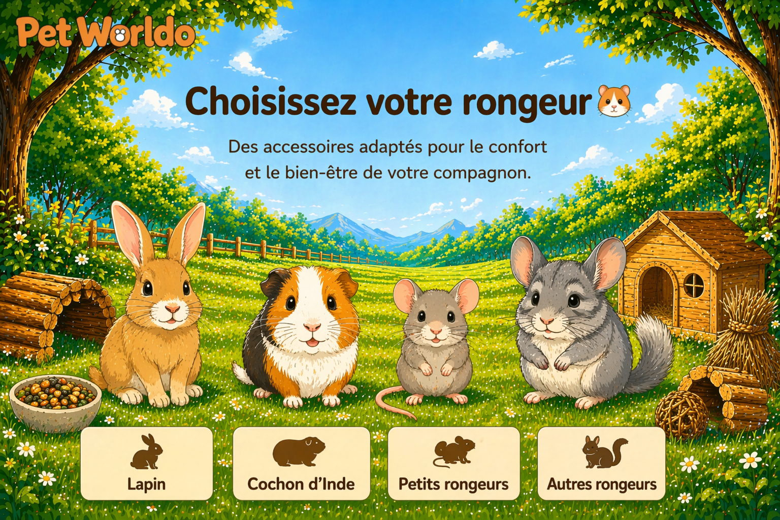 Choisissez votre rongeur